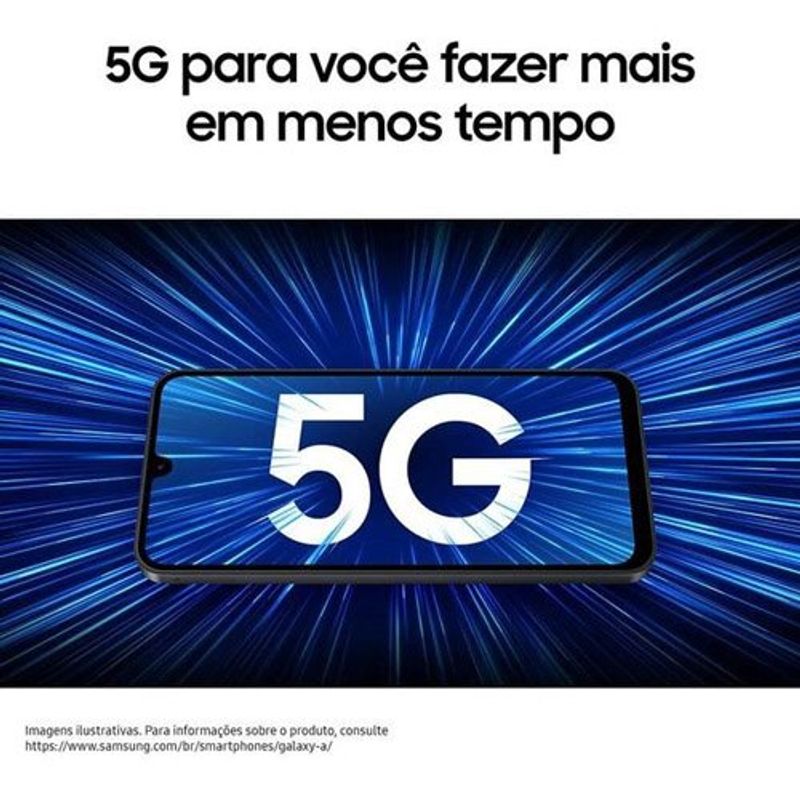 smartphone samsung galaxy a17 5g tela 6,7" 4gb ram 128gb preto