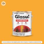 tinta esmalte sintético standard brilhante glasu suvinil 3,6l secagem rápida amarelo ouro (mp)