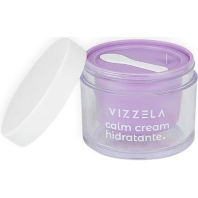 hidratante facial calm sense skin vizzela peles sensíveis 50g