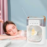 umidificador de ar e ventilador portátil air cooler mini cooling fan (mp)
