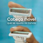 carga para aparelho de depilar gillette vênus pele sensível 2 unidades