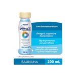 nutrição enteral e oral nestlé impact baunilha 200ml