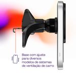 carregador veicular de indução geonav preto