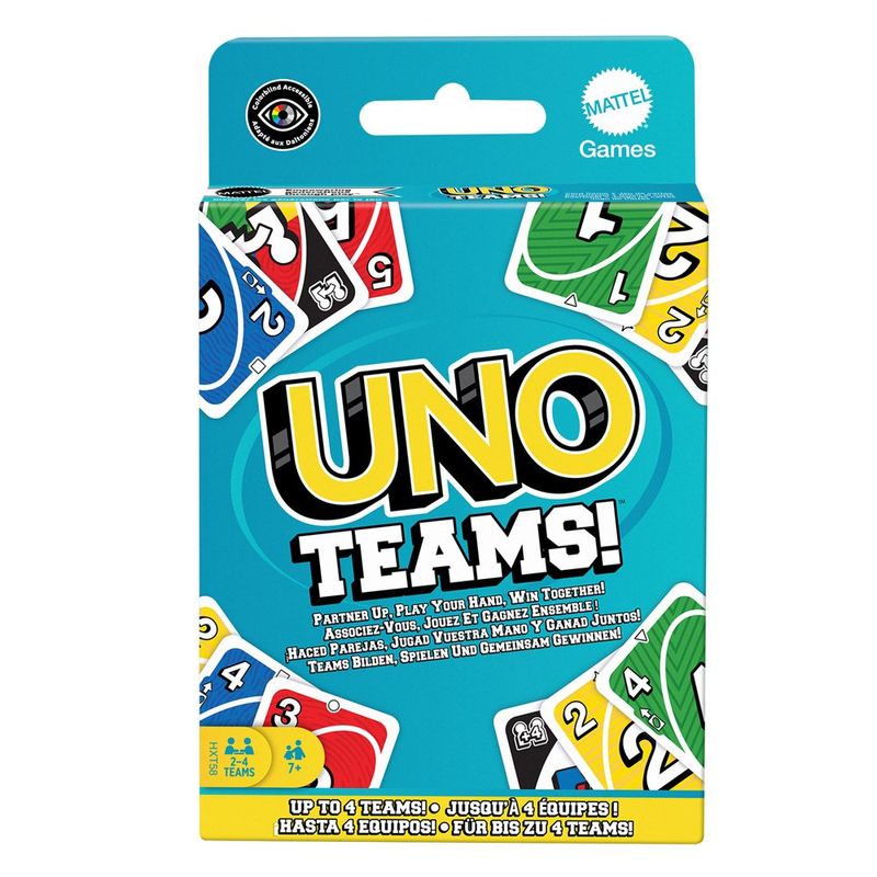 jogo de cartas uno teams mattel hxt58