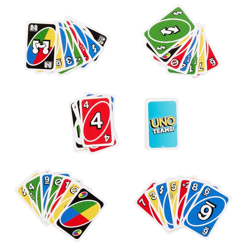 jogo de cartas uno teams mattel hxt58