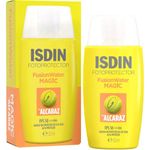 protetor solar facial fps50 isdin fusion water magic by alcaraz 50ml