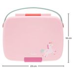 marmita infantil buba magic unicórnio com talheres 19729 (mp)