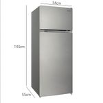 geladeira mystic cycle defrost 211 litros duplex inox (mp)