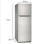 geladeira mystic dual inverter frost free 349 litros duplex inox (mp)