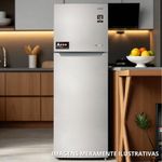 geladeira mystic dual inverter frost free 349 litros duplex inox (mp)
