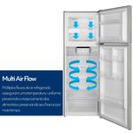 geladeira mystic dual inverter frost free 349 litros duplex inox (mp)