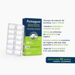 fumagum nicotina 2mg 36 gomas mastigáveis sabor menta fqm