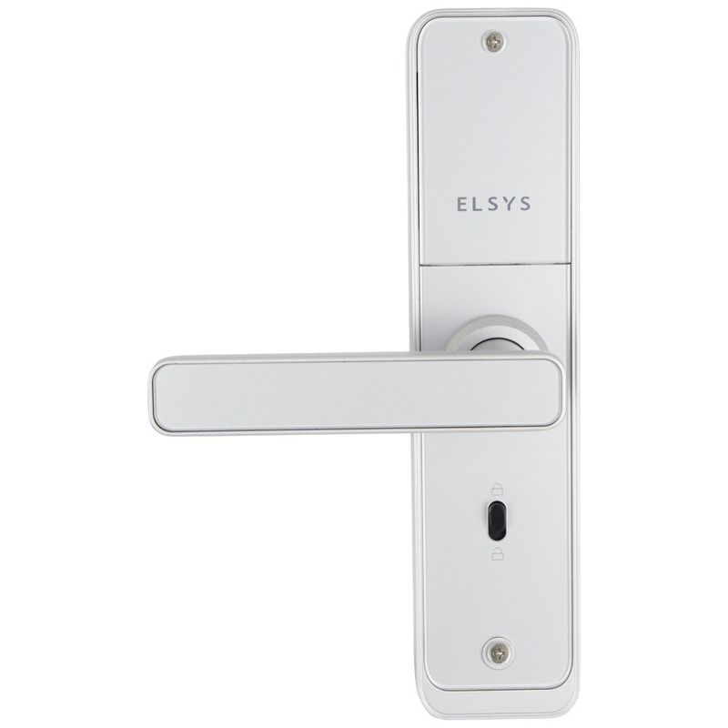 fechadura digital elsys de embutir prata esf-de4000b