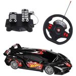 carrinho de brinquedo controle remoto hot wheels multikids preto br2445