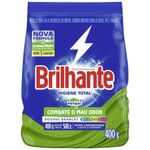 sabão em pó brilhante brancas e coloridas 400g