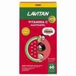 lavitan vitamina c 500mg 60 comprimidos mastigáveis turma da mônica sabor melancia cimed