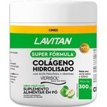 lavitan colágeno hidrolisado ácido hialurônico + vitaminas verisol sabor maçã verde 300g cimed