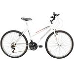 bicicleta track aro 26 21 marchas mtb branco