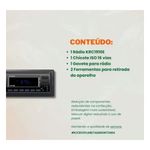 som automotivo kx3 mp3 com 2 entradas usb led/sd krc1910e (mp)