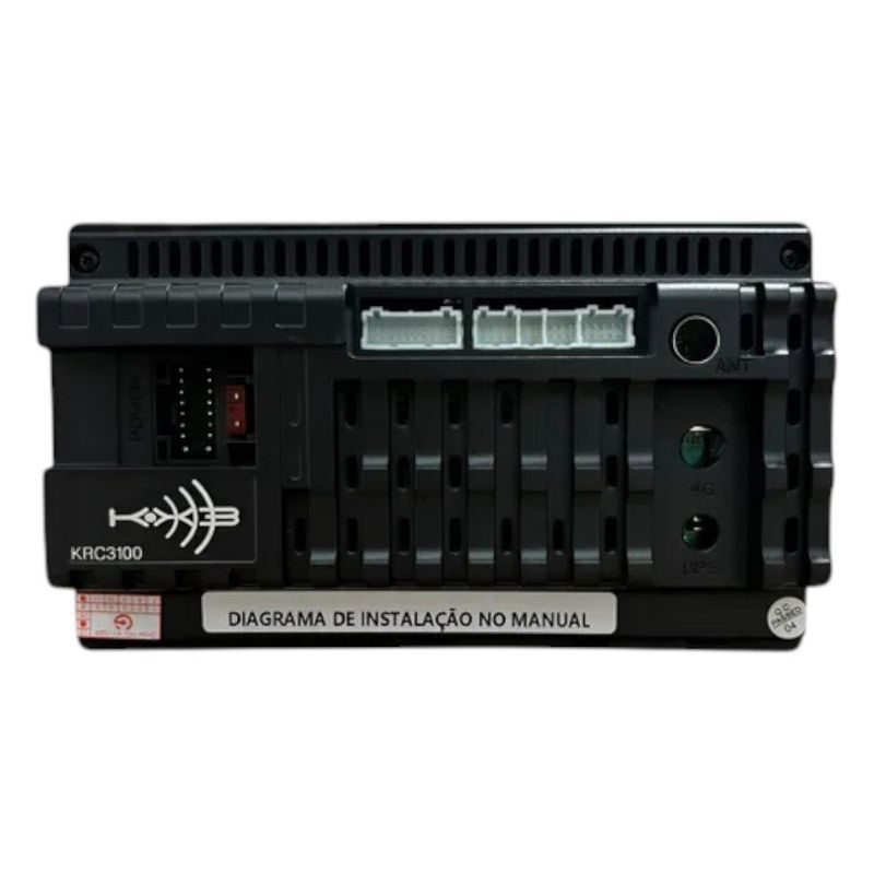 central multimídia kx3 carplay e android 7 2din ahd espelhamento sem fio krc3100 (mp)