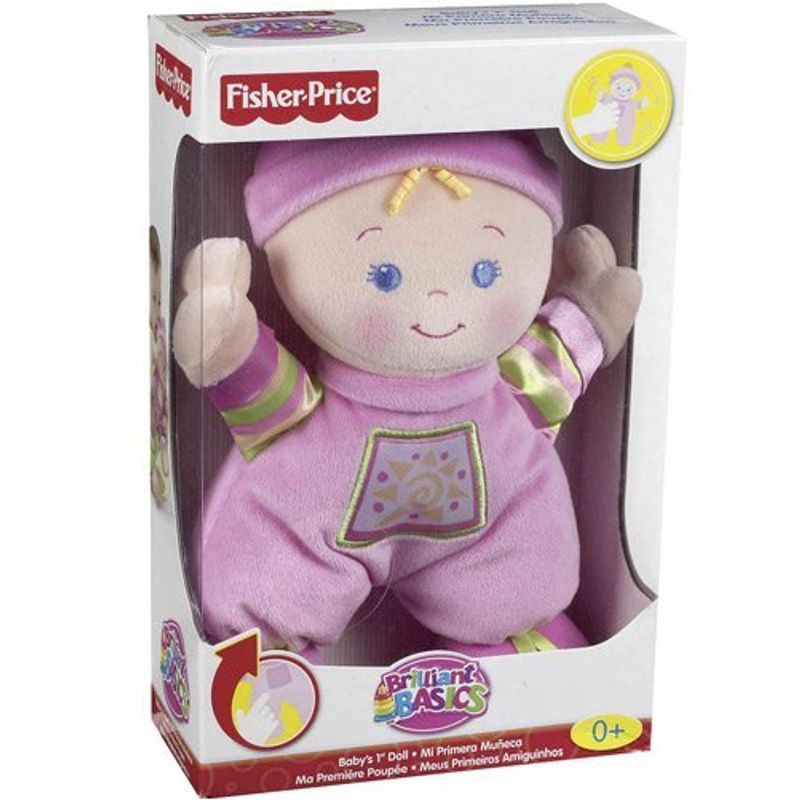 pelúcia minha primeira boneca fisher-price n0662
