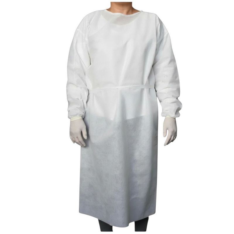 avental descartável medix 10 unidades branco m/g (mp)