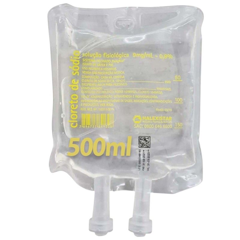 soro fisiológico 0,9% halex istar 500ml (mp)
