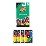 jogo de cartas uno mattel pack complementares jcv55 sortido