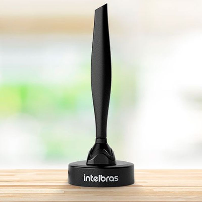 antena de tv interna intelbrás uhf/hdtv ai 1015