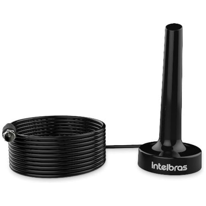antena interna intelbras ai2031 uhf hdtv 860 mhz preto