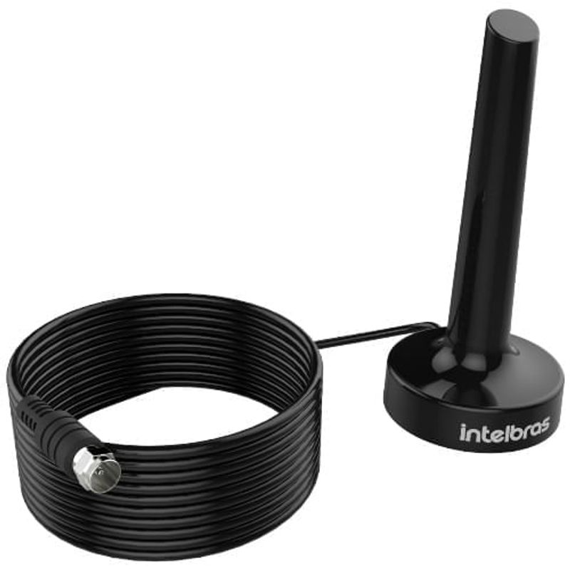 antena interna intelbras ai2031 uhf hdtv 860 mhz preto