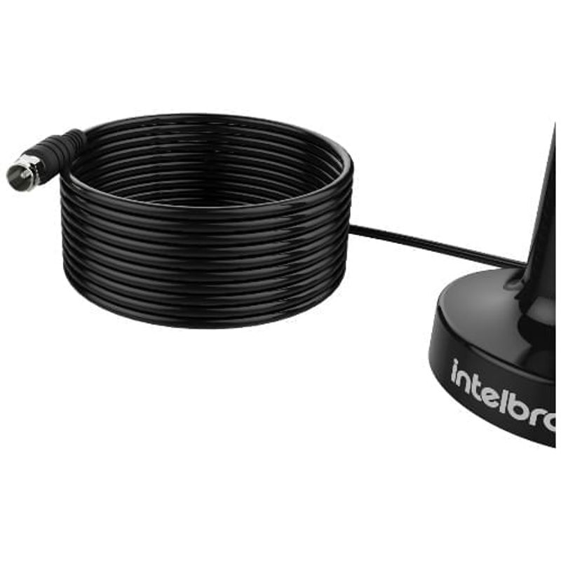 antena interna intelbras ai2031 uhf hdtv 860 mhz preto