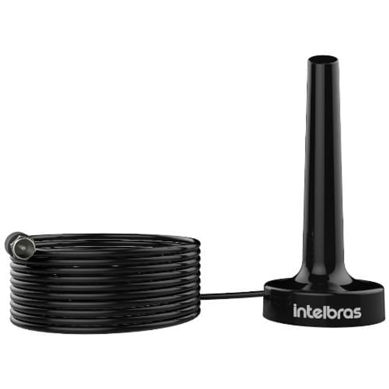 antena interna intelbras ai2031 uhf hdtv 860 mhz preto