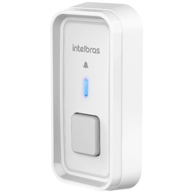 campainha smart intelbras sem fio com bateria branco - cib101