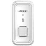 campainha smart intelbras sem fio com bateria branco - cib101