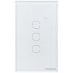 interruptor intelbras smart wi-fi touch 3 teclas branco ews 1003