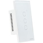 interruptor intelbras smart wi-fi touch 3 teclas branco ews 1003