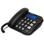 telefone fixo com fio intelbras tok fácil preto