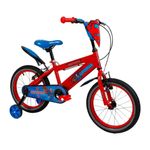 bicicleta infantil unitoys superman aro 16 3018 (mp)