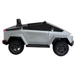carro elétrico infantil unitoys supertruck 12v 3415 prata (mp)
