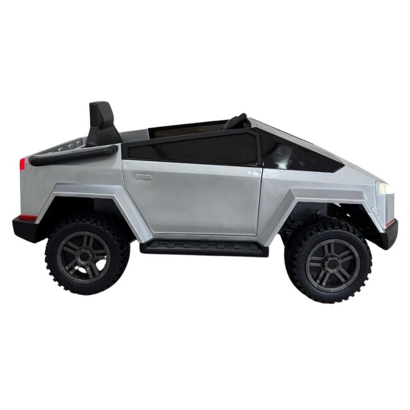 carro elétrico infantil unitoys supertruck 12v 3415 prata (mp)