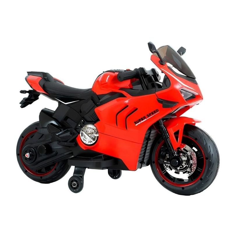 moto elétrica infantil unitoys passeio 12v 3221 vermelho (mp)