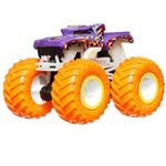carrinho de brinquedo hot wheels mattel monster trucks brilho no escuro sortido jfx08