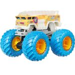 carrinho de brinquedo hot wheels mattel monster trucks brilho no escuro sortido jfx08