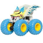 carrinho de brinquedo hot wheels mattel monster trucks brilho no escuro sortido jfx08