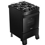 fogão 4 bocas consul acendimento automático preto cfo4zaeuna