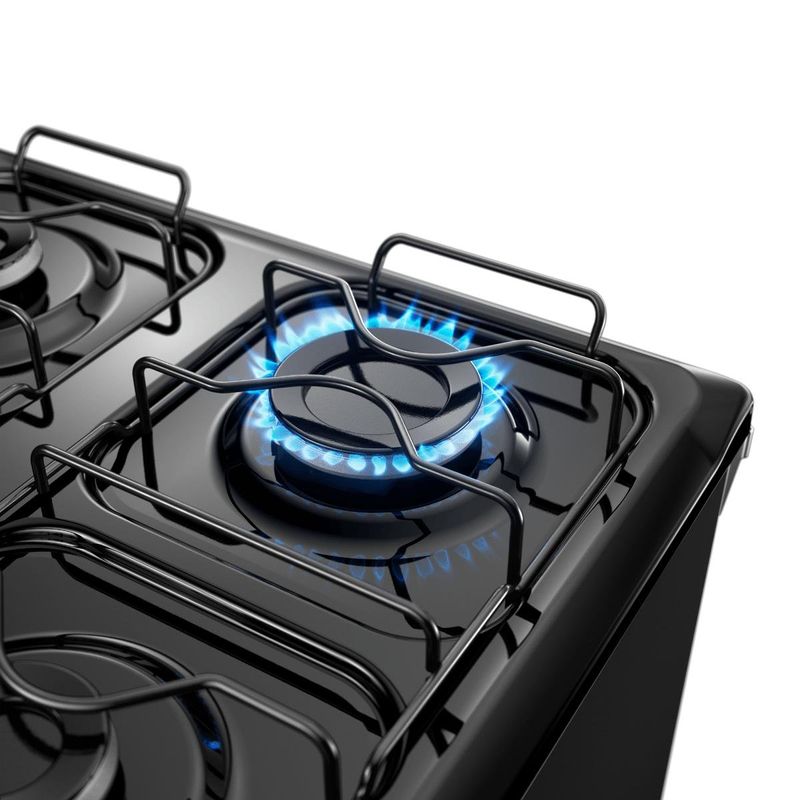 fogão 4 bocas consul acendimento automático preto cfo4zaeuna