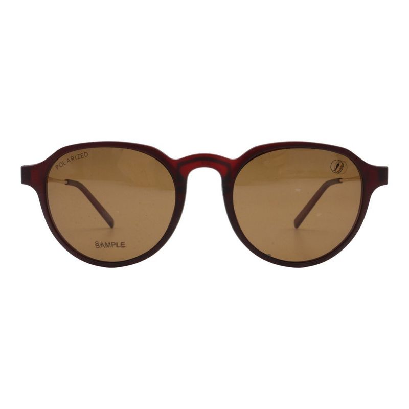 armação para óculos de grau feminino chilli beans linha vista special marrom e vermelho (mp)