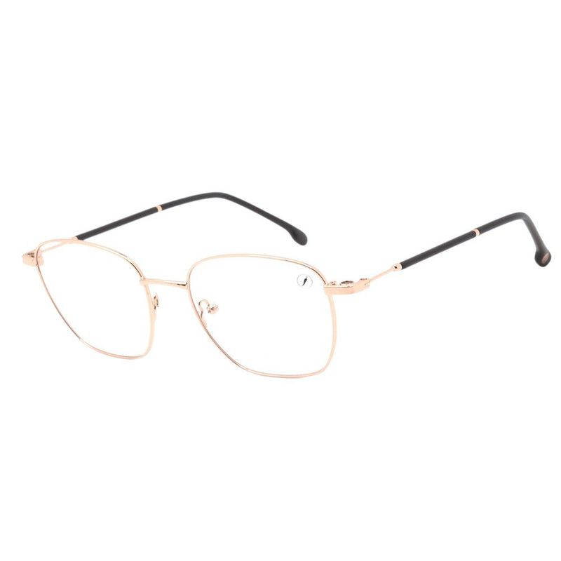 armação para óculos de grau feminino chilli beans special casual degradê marrom e rose (mp)