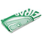 toalha de banho bouton veludo brasão palmeiras 70x140cm (mp)